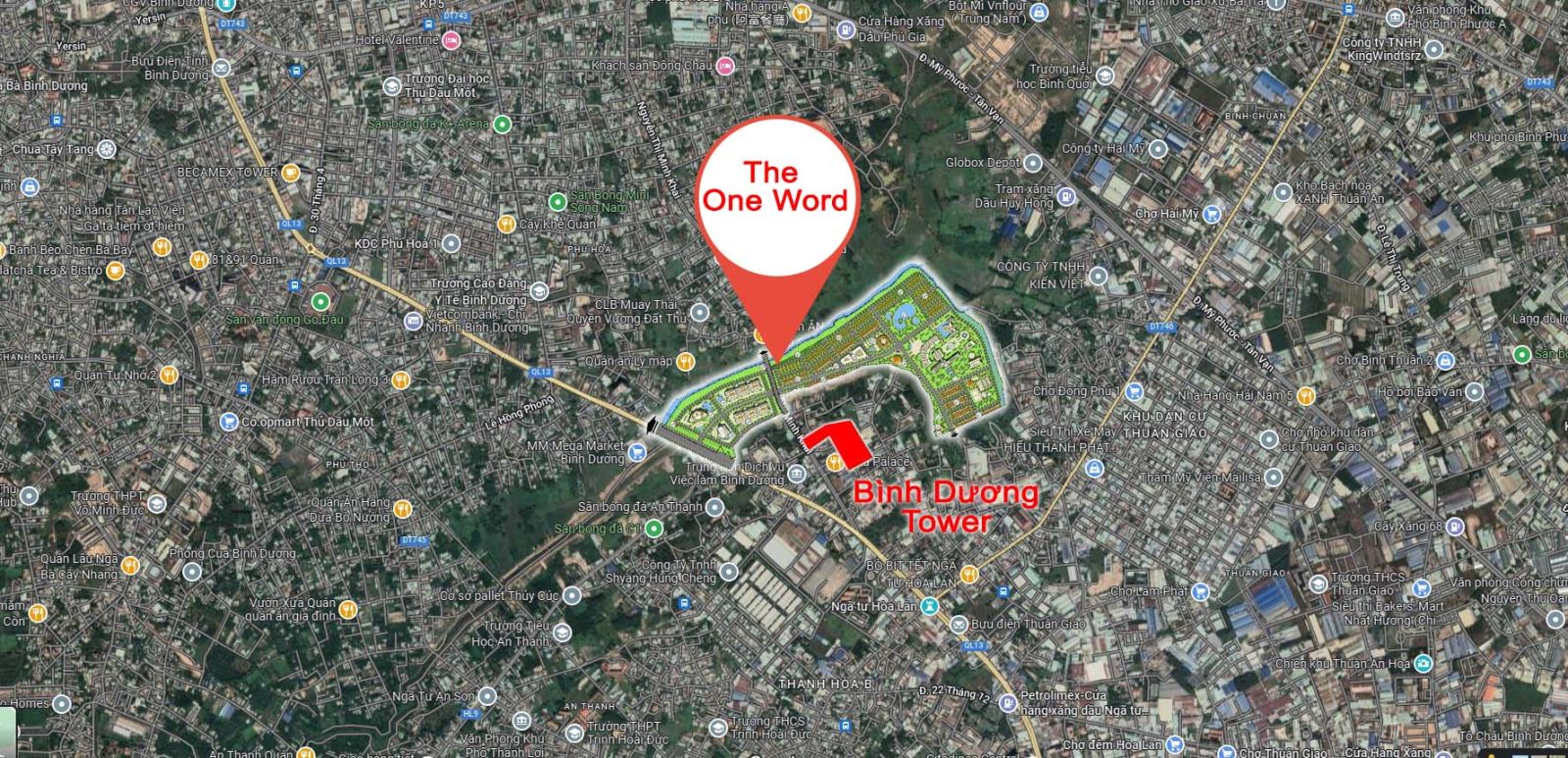 Vị trí dự án One Era Thuận Giao